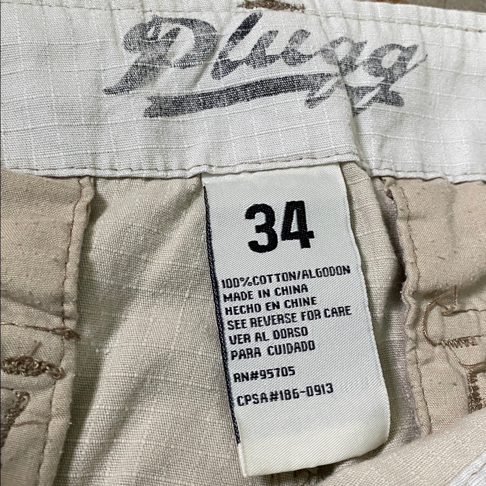 Plugg brand Men's Light Beige Cargo Shorts